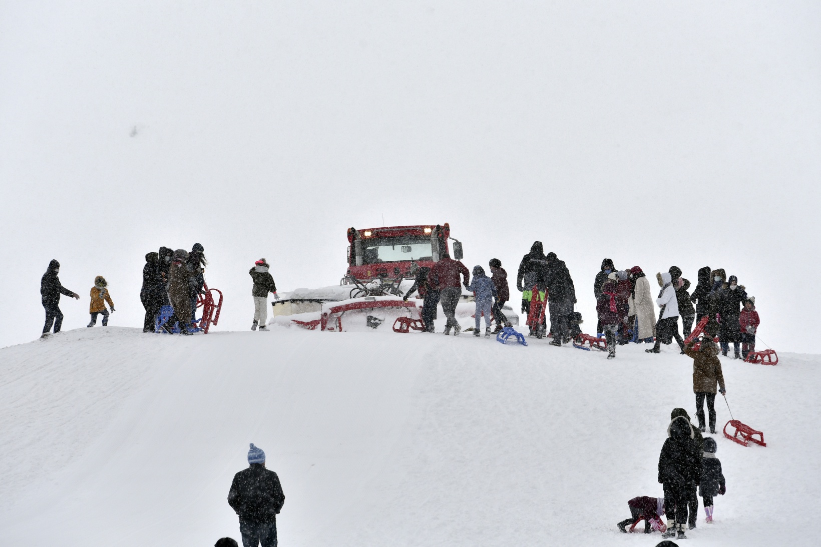 Zigana’da sezon tam bitti derken yeniden başladı 4