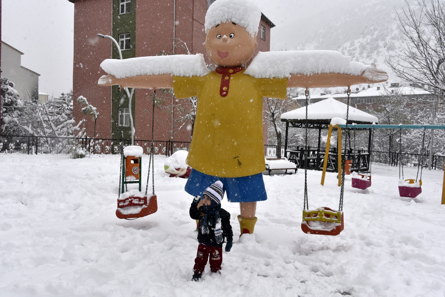 Gümüşhane kar kalınlığı 25 santimetreye ulaştı 2