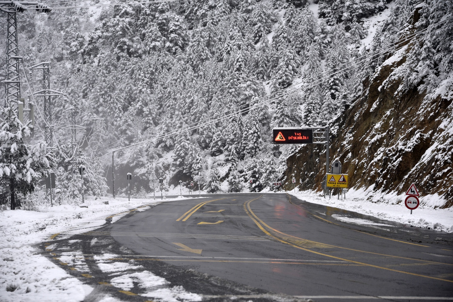 Zigana Dağı 26 Ekim'de beyaz gelinliğini giydi 4
