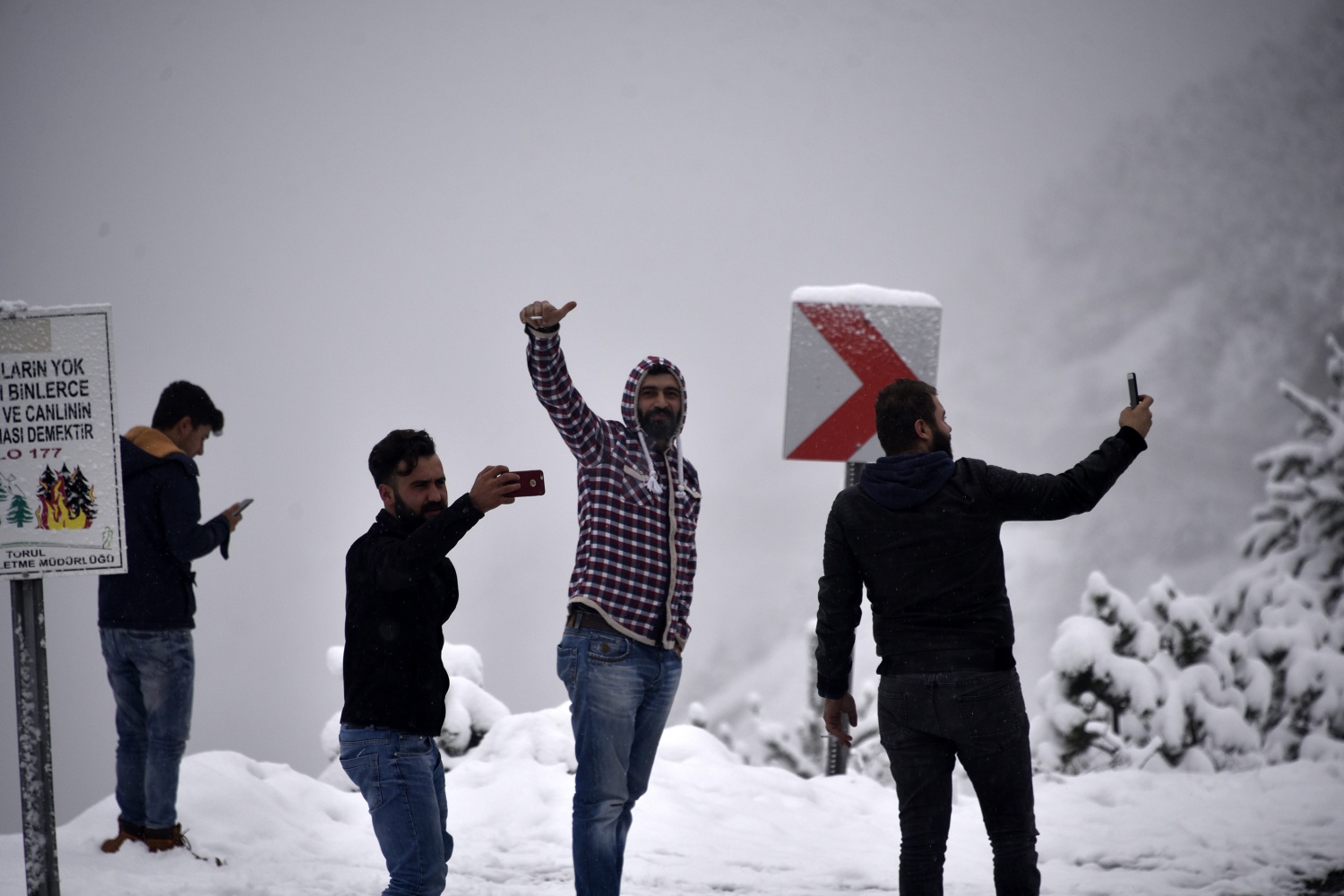 Zigana Dağı 26 Ekim'de beyaz gelinliğini giydi 1