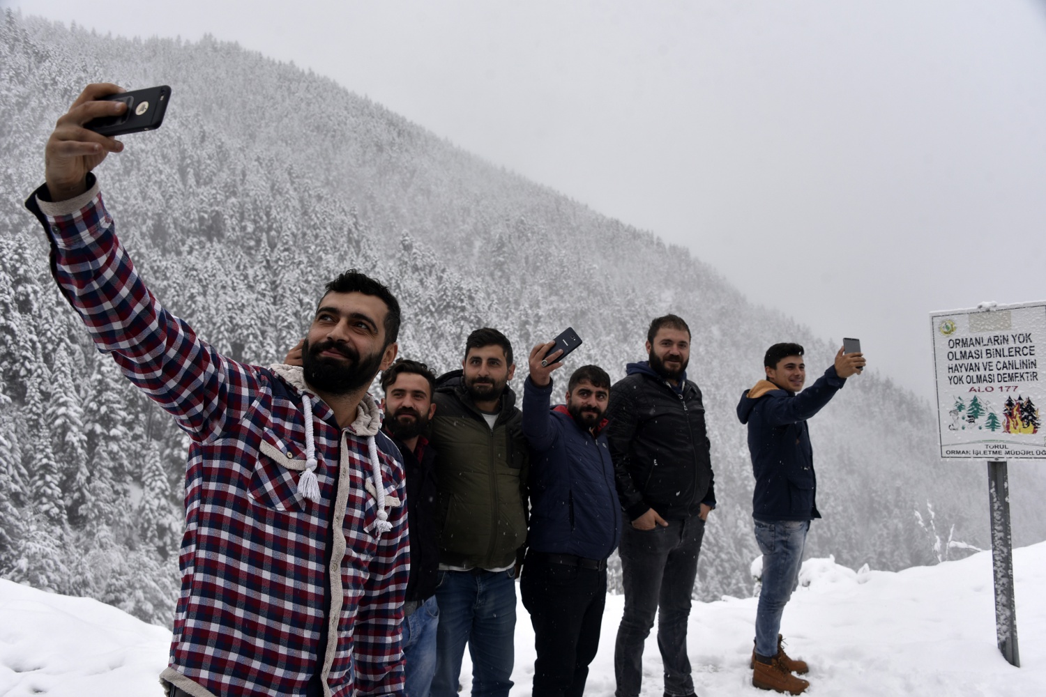 Zigana Dağı 26 Ekim'de beyaz gelinliğini giydi 7