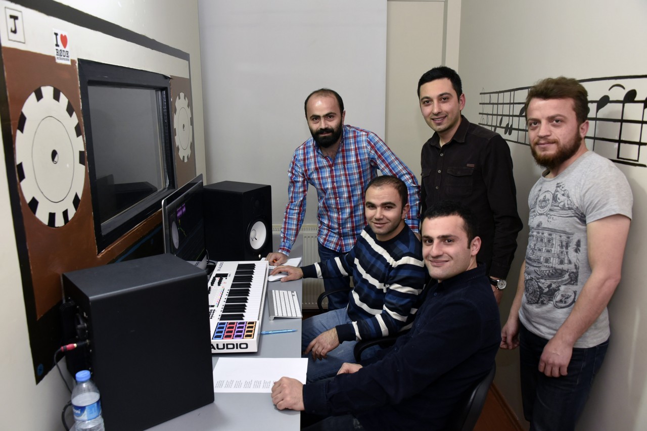 Gümüşhane’nin ilk profesyonel ses kayıt stüdyosu faaliyete girdi 3