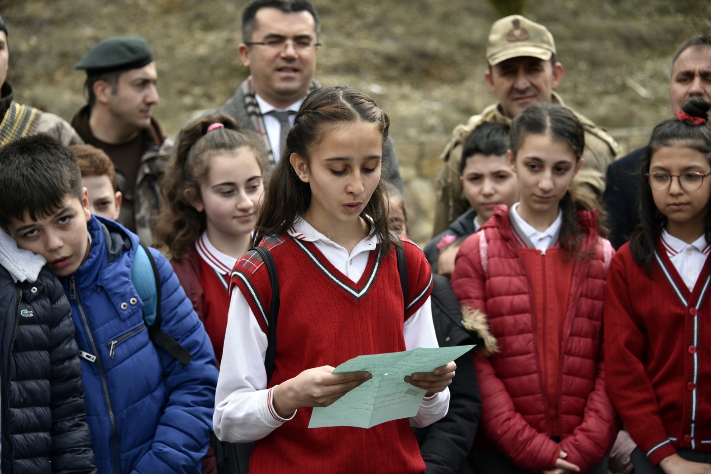 Asker ve polis abilerine mektup yazdılar, resim yaptılar 22
