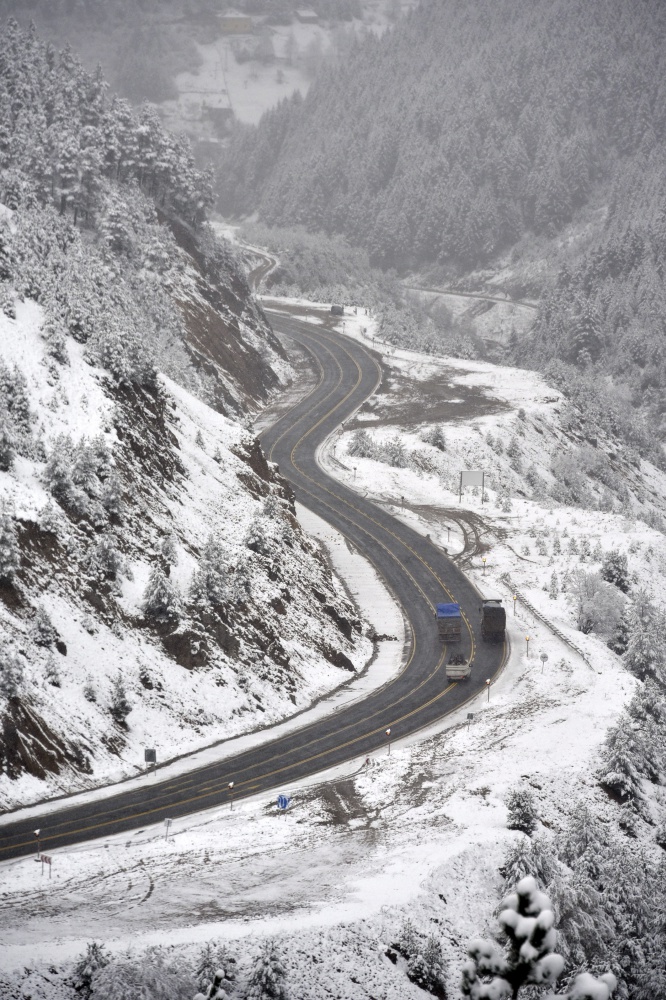 Zigana Dağı 26 Ekim'de beyaz gelinliğini giydi 36