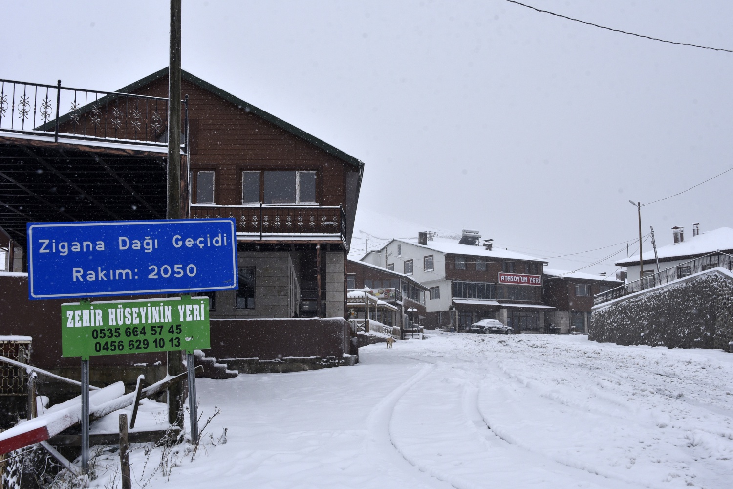 Kar var, pist var ama kayak yapılamıyor 1