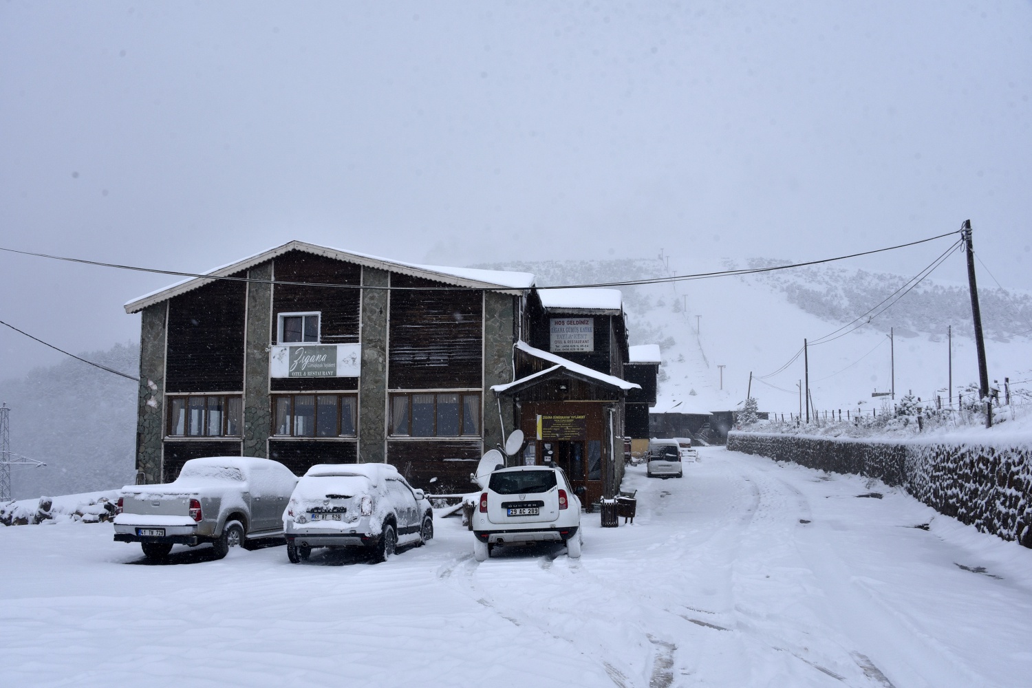 Kar var, pist var ama kayak yapılamıyor 7