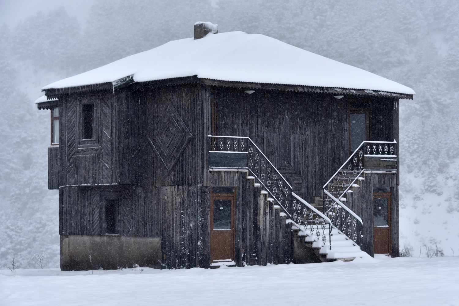 Kar var, pist var ama kayak yapılamıyor 4