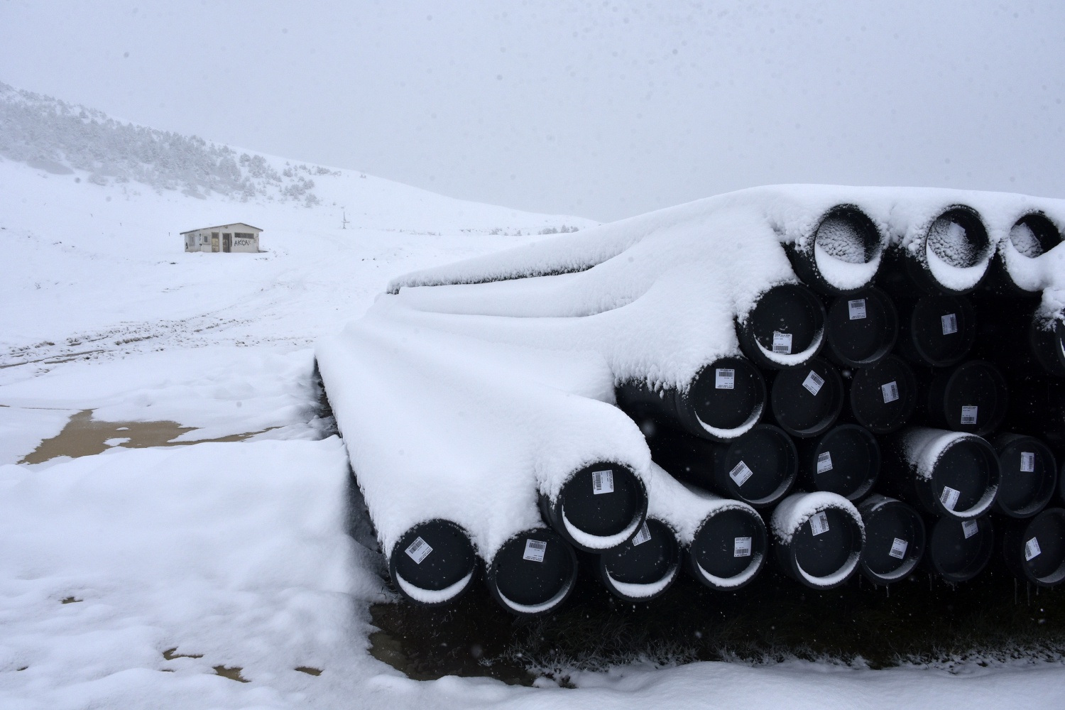 Kar var, pist var ama kayak yapılamıyor 9