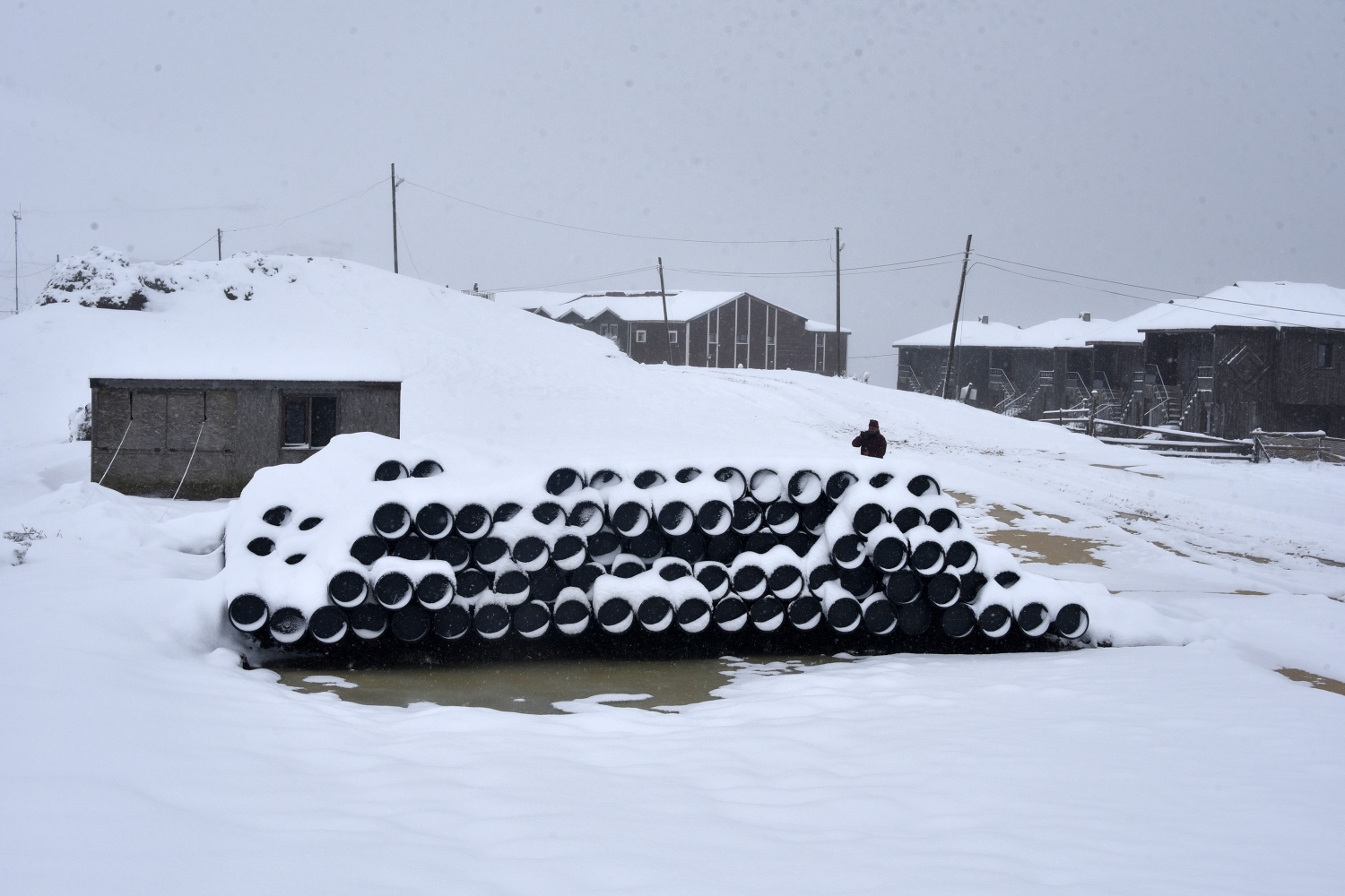 Kar var, pist var ama kayak yapılamıyor 13