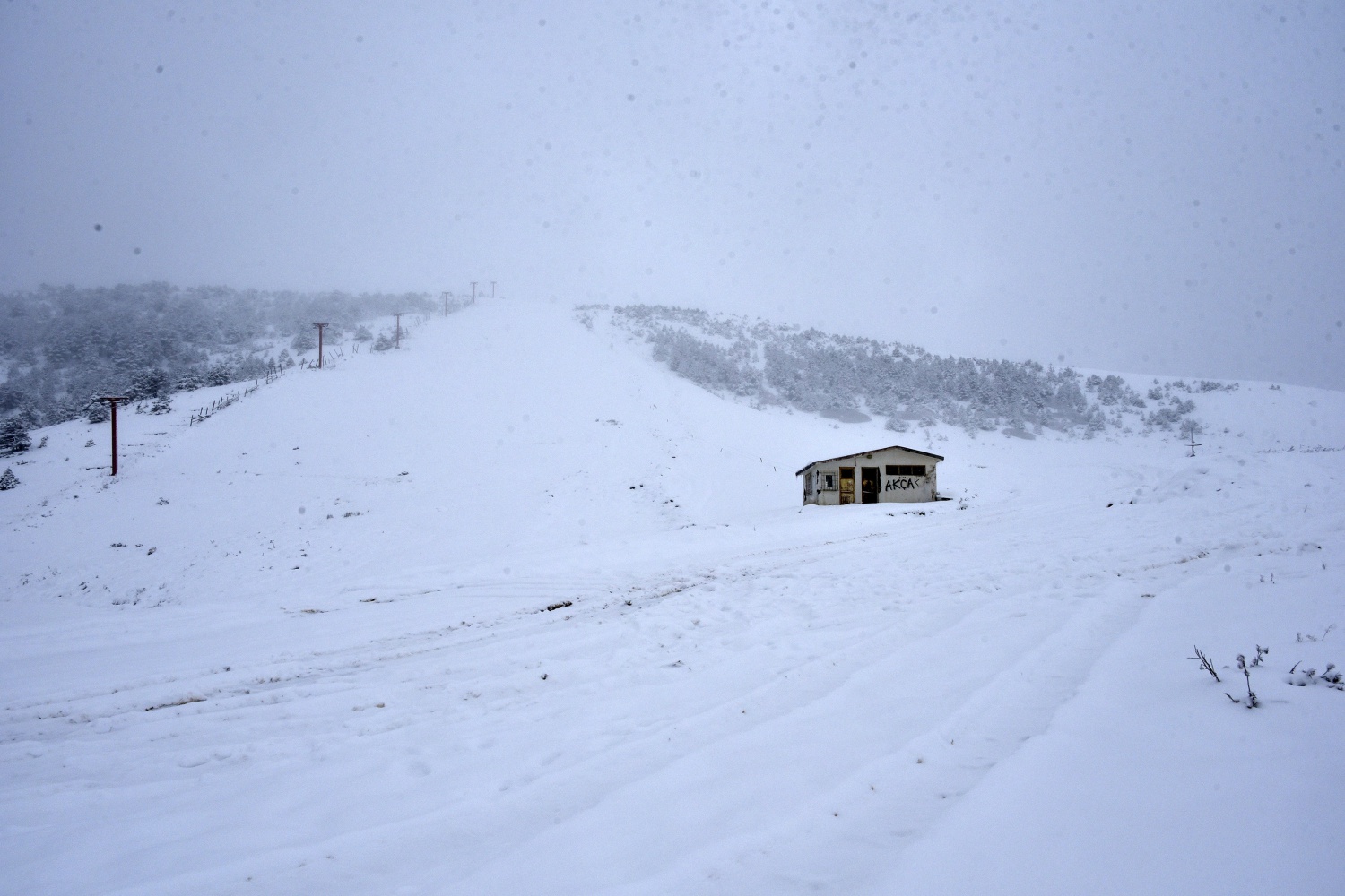 Kar var, pist var ama kayak yapılamıyor 21