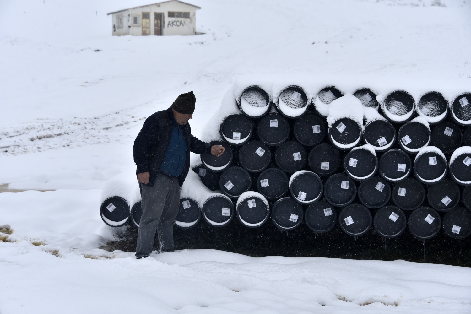 Kar var, pist var ama kayak yapılamıyor 14
