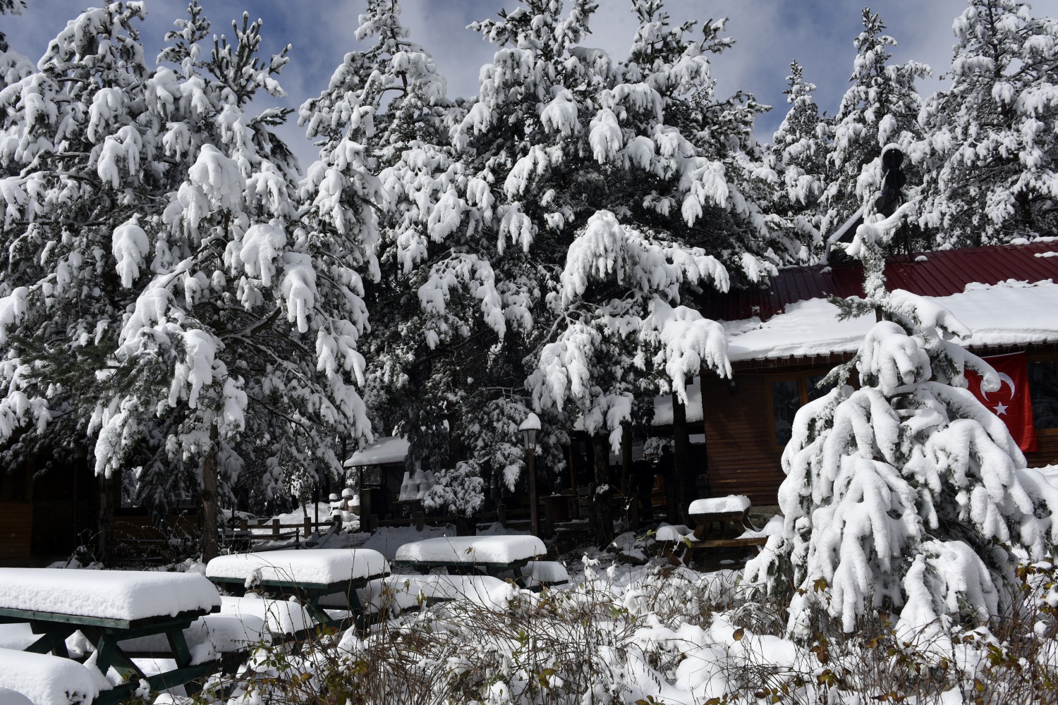 Limni Gölü beyaz cenneti andırıyor 6