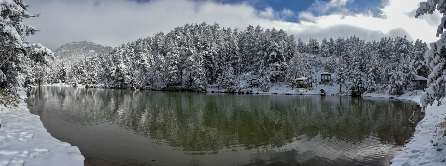 Limni Gölü beyaz cenneti andırıyor 40