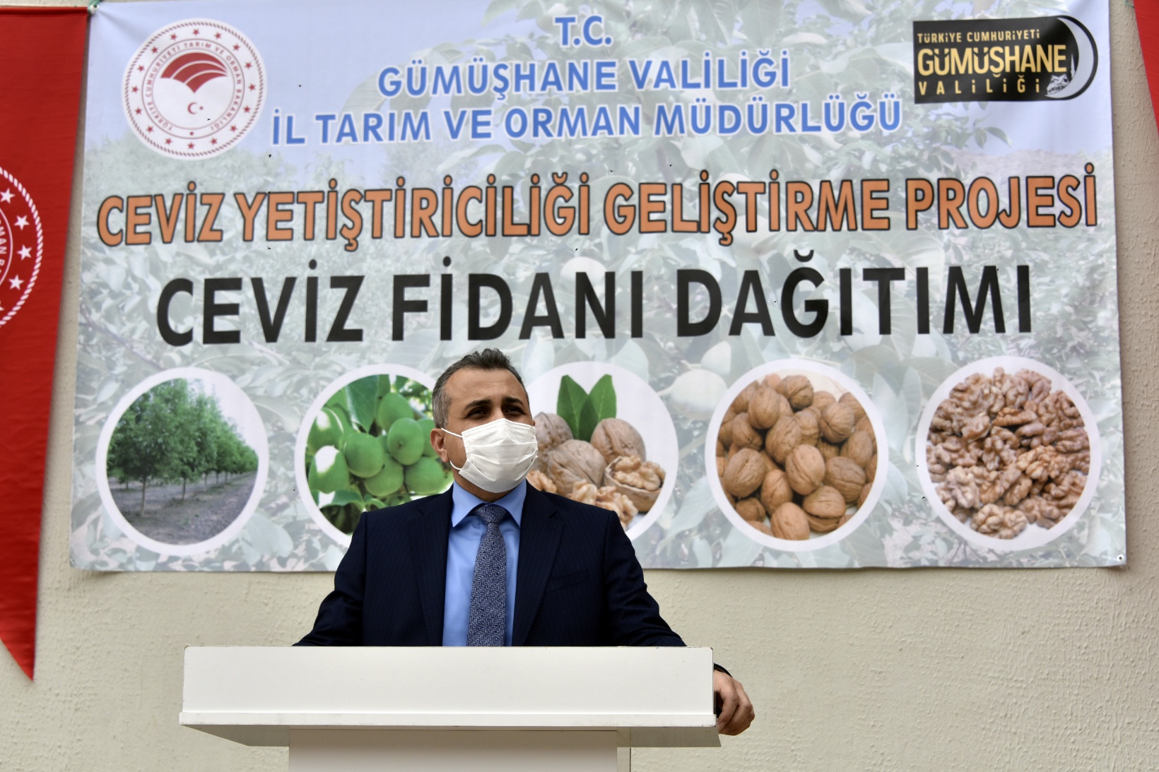 Gümüşhane’de üreticilere 5 bin 600 ceviz fidanı dağıtıldı 13