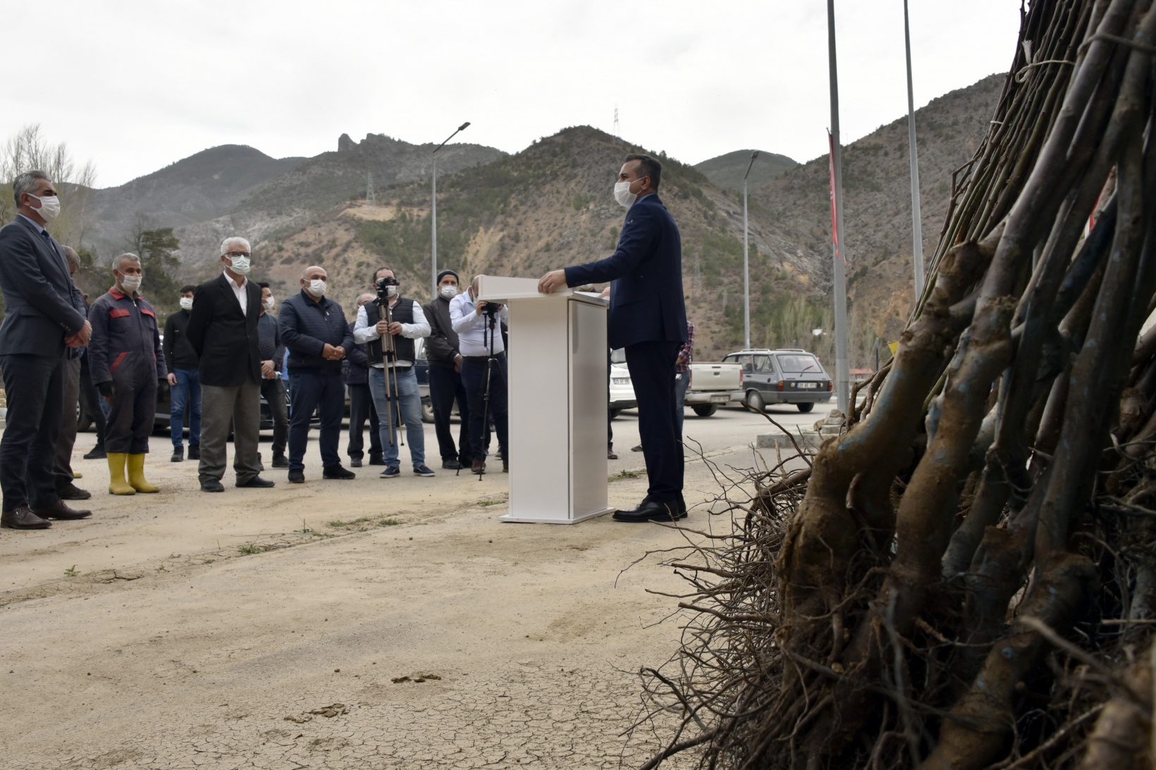 Gümüşhane’de üreticilere 5 bin 600 ceviz fidanı dağıtıldı 1