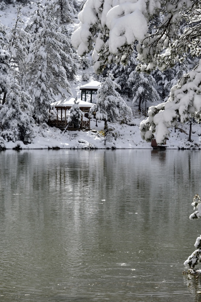 Limni Gölü beyaz cenneti andırıyor 33