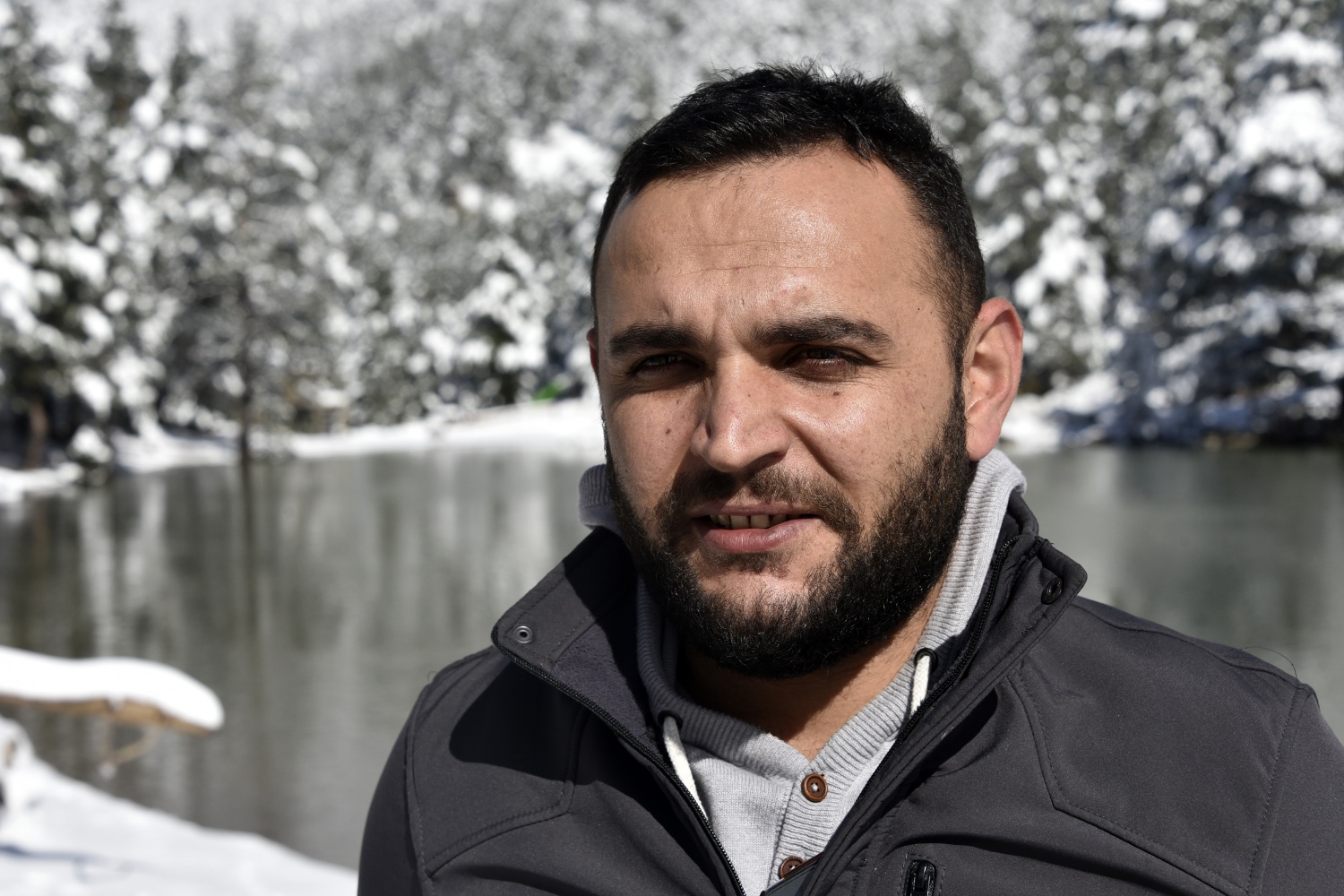 Limni Gölü beyaz cenneti andırıyor 31