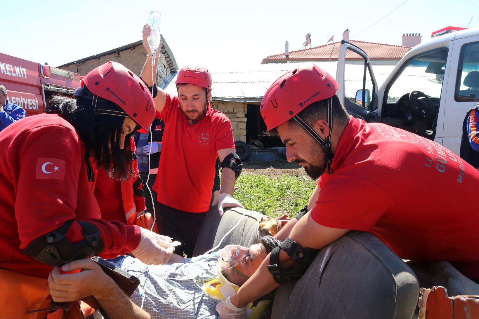 Gümüşhane'de geniş kapsamlı afet tatbikatı 3