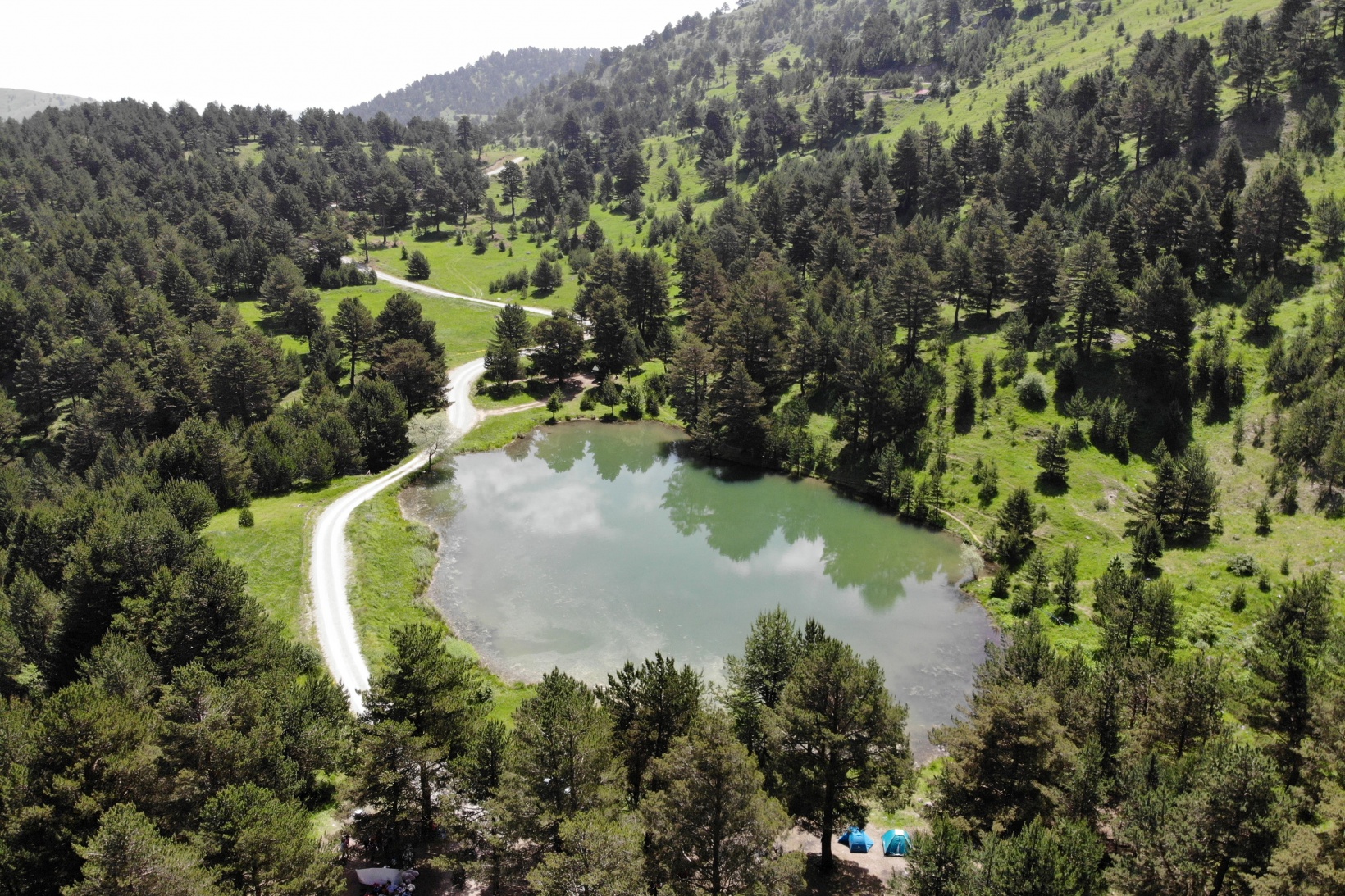 Altınpınar Limni Gölü'nde kamp kurup JAK ekiplerinden dağ tırmanışı eğitimi aldılar 2