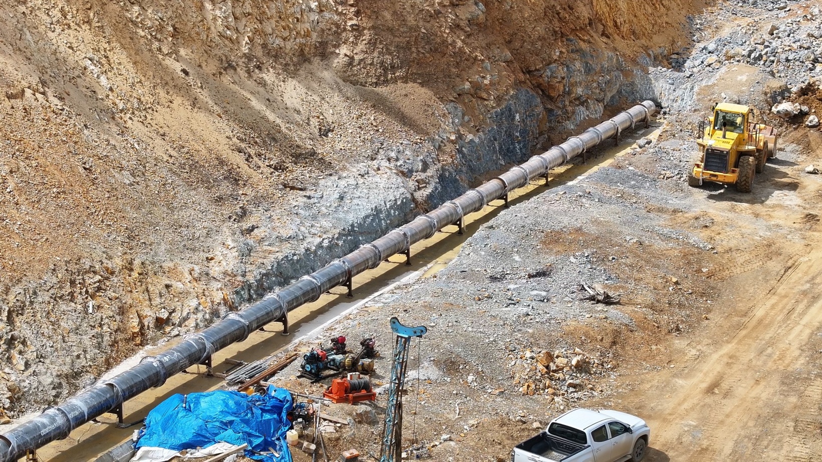 Aşut Göleti’nde çalışmalar devam ediyor 3