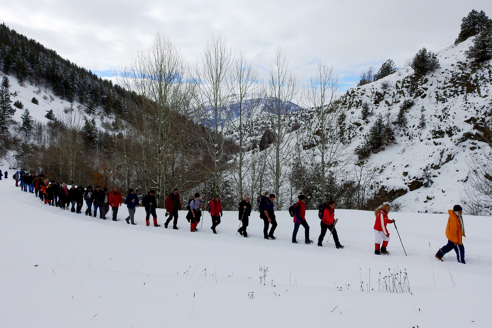 Gümüşhaneli, Trabzonlu ve Samsunlu dağcılardan kar yürüyüşü 5