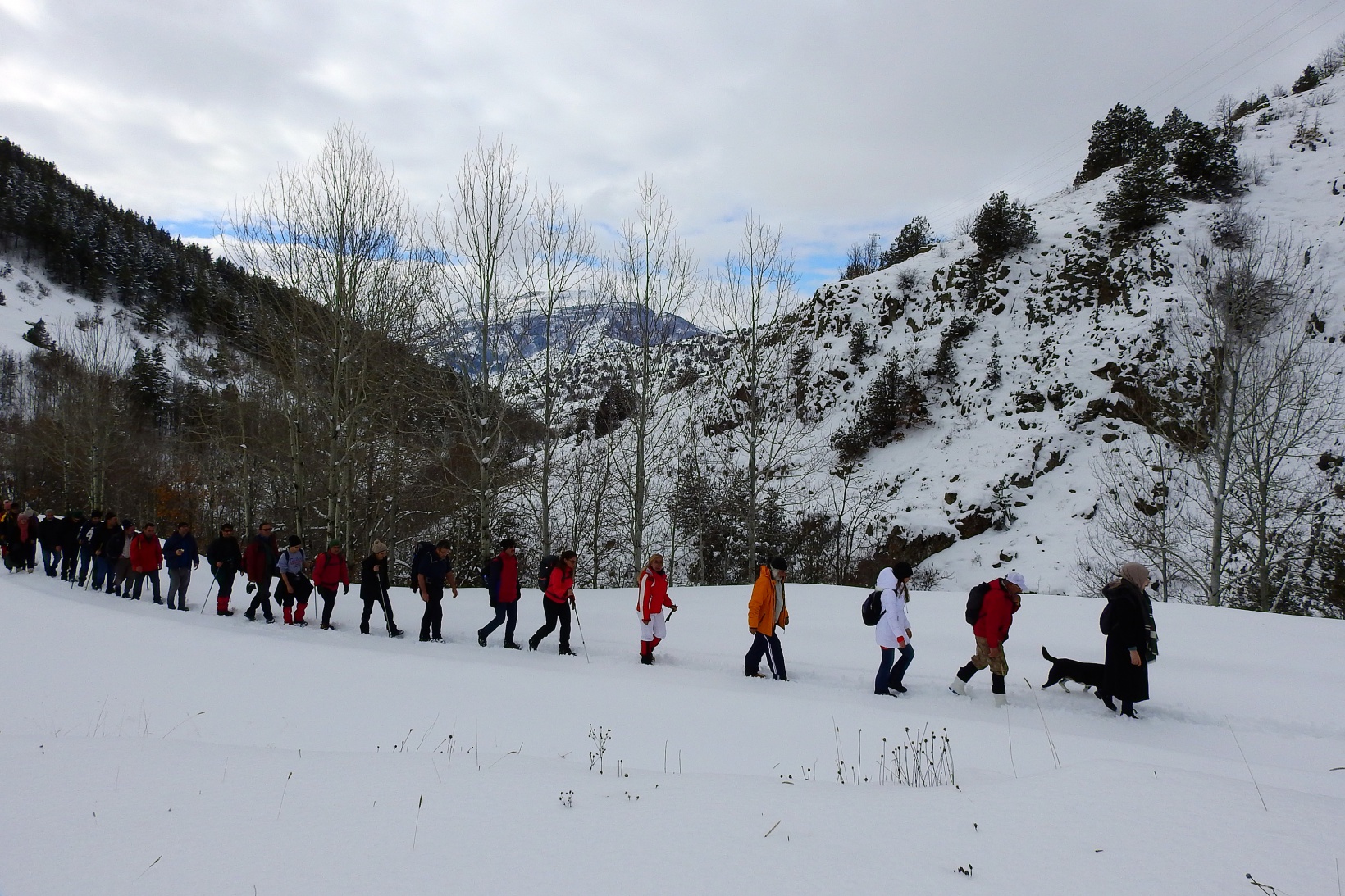 Gümüşhaneli, Trabzonlu ve Samsunlu dağcılardan kar yürüyüşü 4