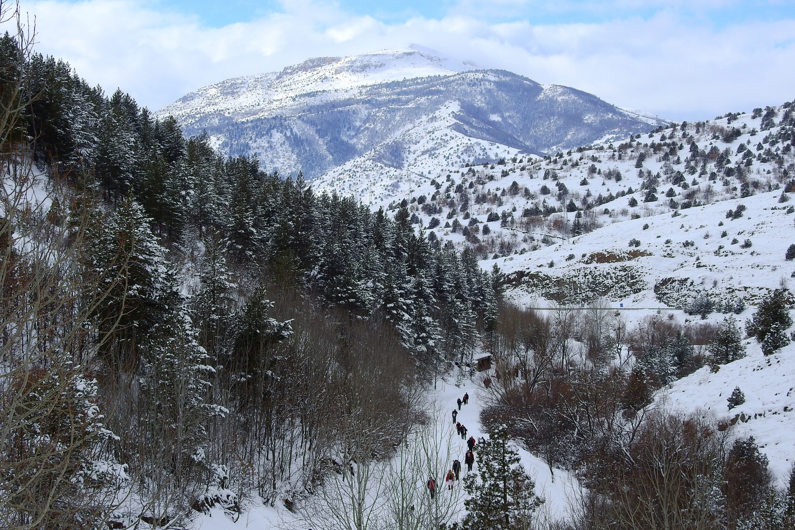 Gümüşhaneli, Trabzonlu ve Samsunlu dağcılardan kar yürüyüşü 8