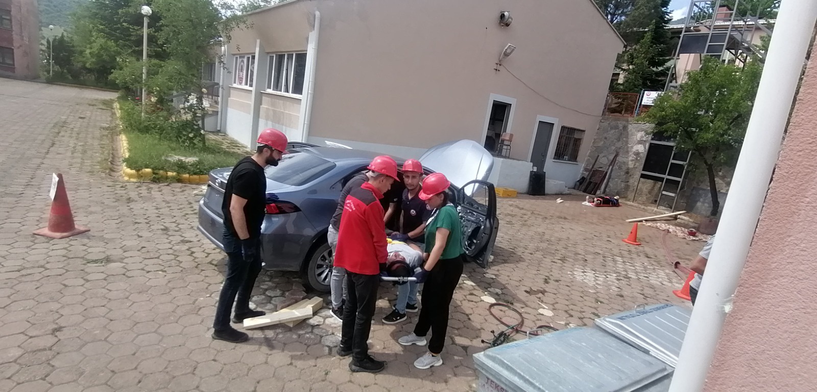 Kürtün MYO’da sivil savunma ve yangın tatbikatı 6