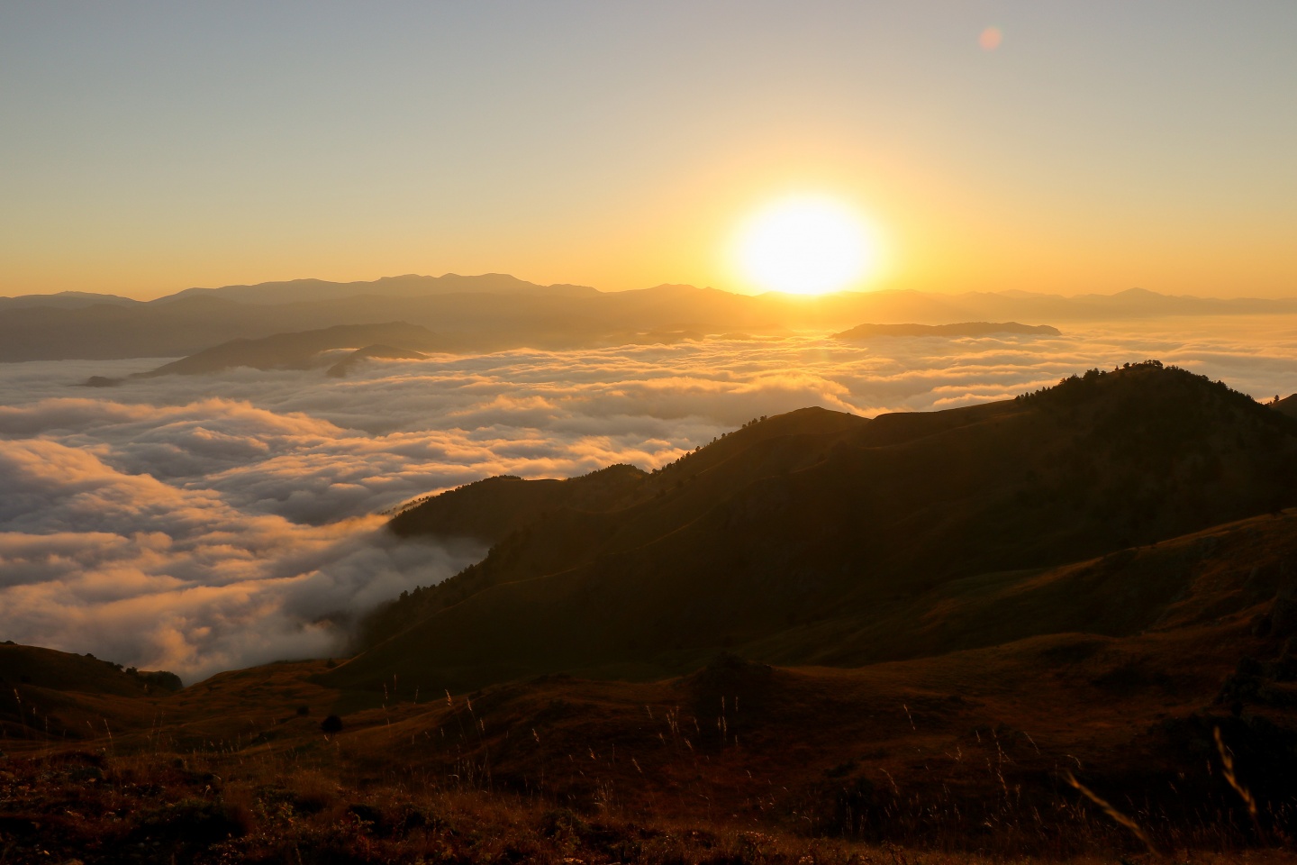 Gümüşhane'de gün doğumu böyle görüntülendi 10