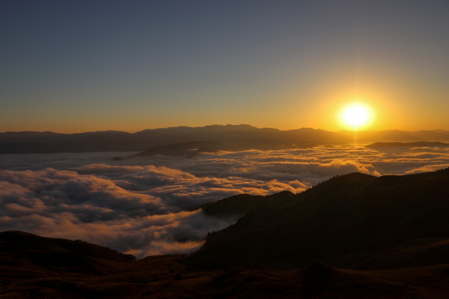 Gümüşhane'de gün doğumu böyle görüntülendi 9