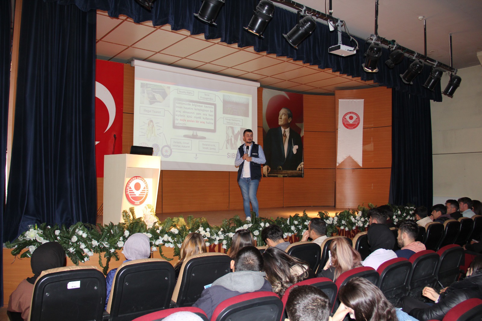 Üniversite öğrencilerine Siberay Farkındalık etkinliği 6