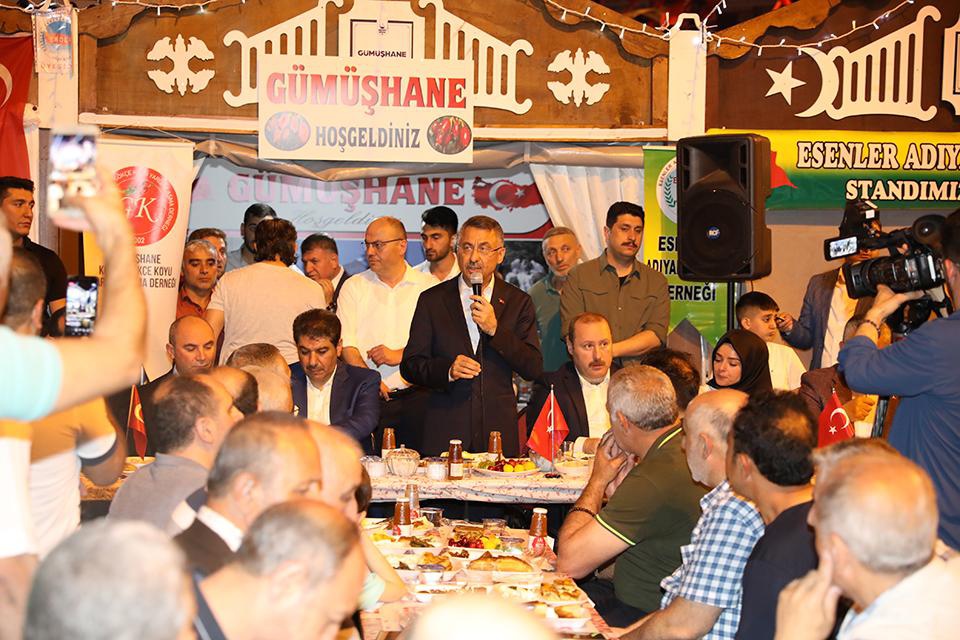 Gümüşhaneliler Esenler’de Cumhurbaşkanı Yardımcısı Fuat Oktay’ı ağırladı 6