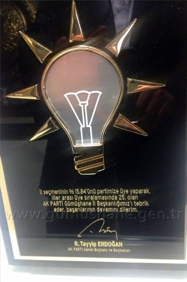 Başbakan Erdoğan'dan Çimen'e Başarı Ödülü 2