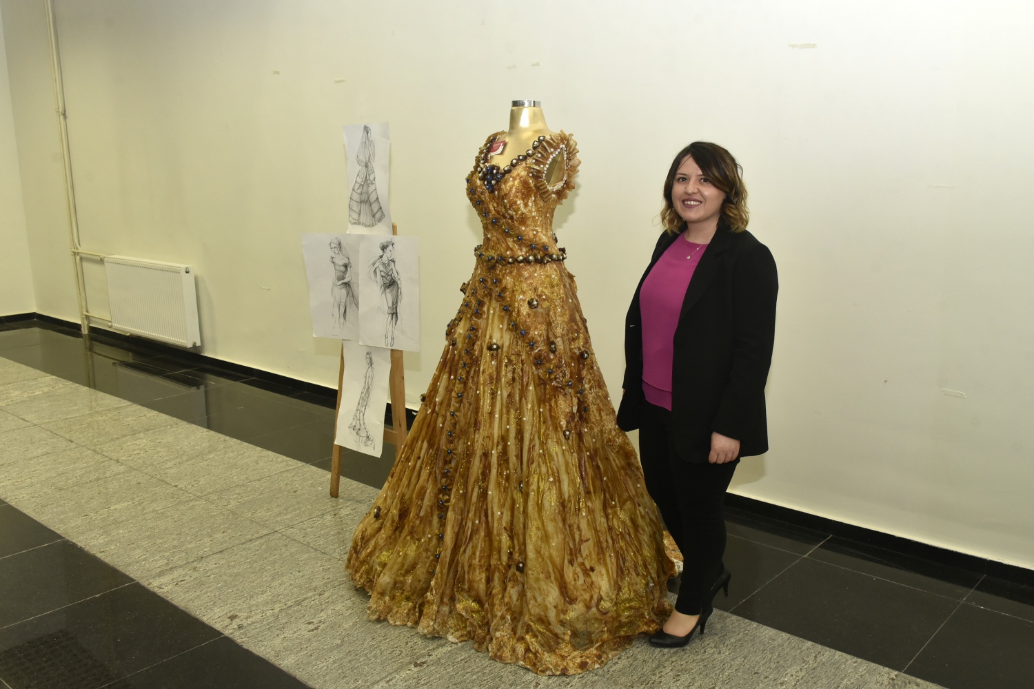 Bu gelinliğin başka bir benzeri yok 3