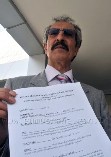 Gümüşhane'de 12 Eylül Davasına İlk Müdahillik Başvurusu 1