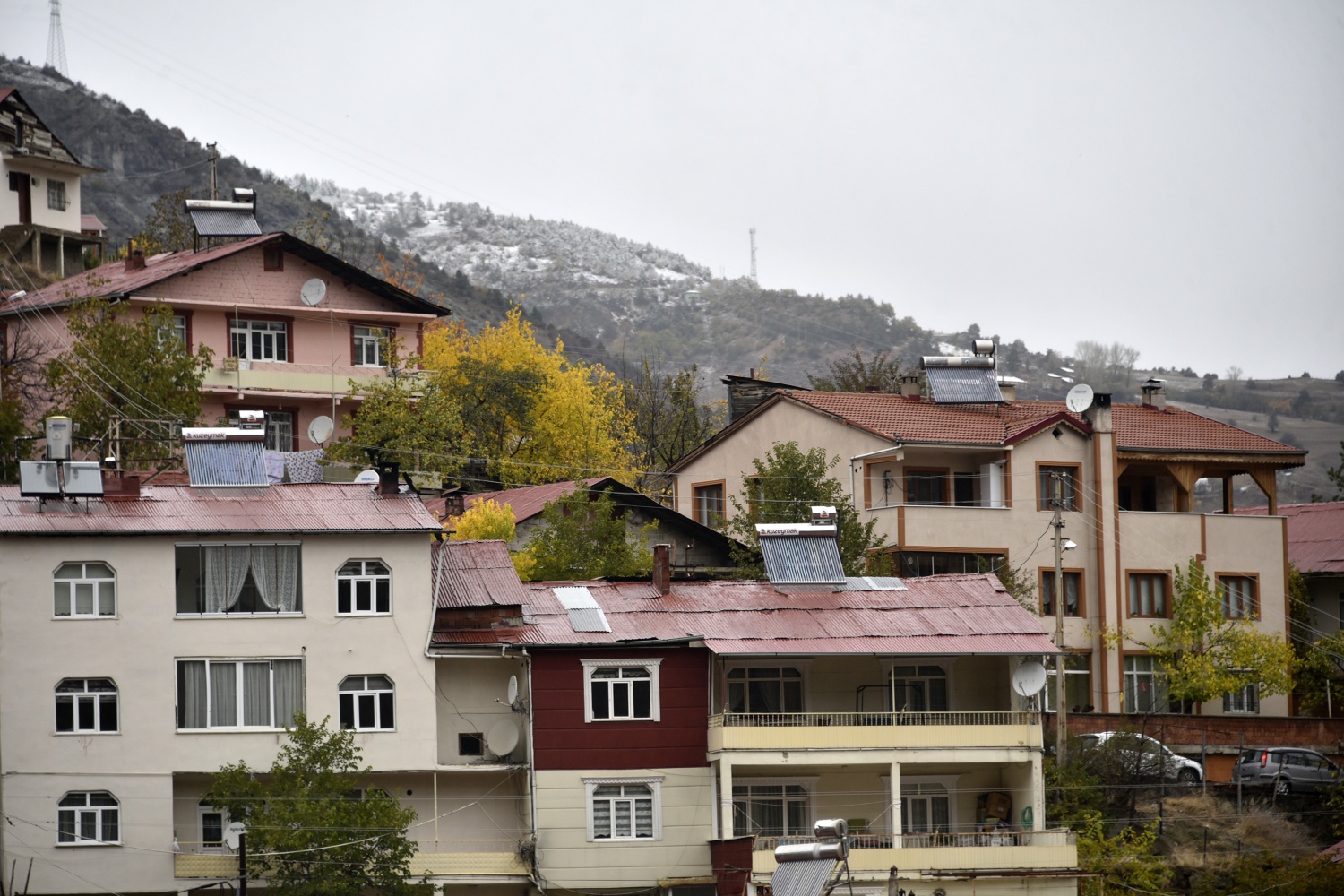 Gümüşhane’nin yüksekleri beyaza büründü 9