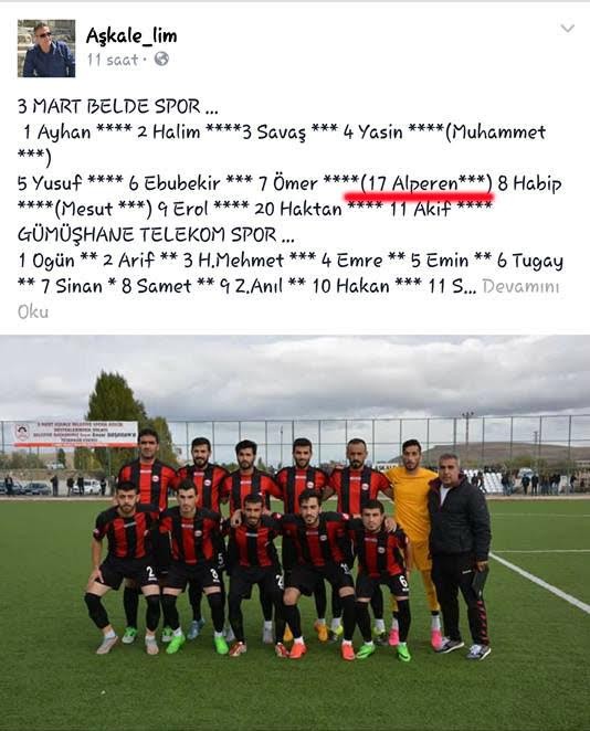 Futbol’da yeni skandal! Listede Muharrem, sahada Alperen 4