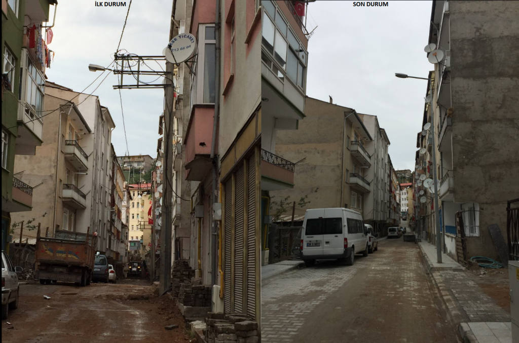 Elektrik hatları yer altına alınıyor 1