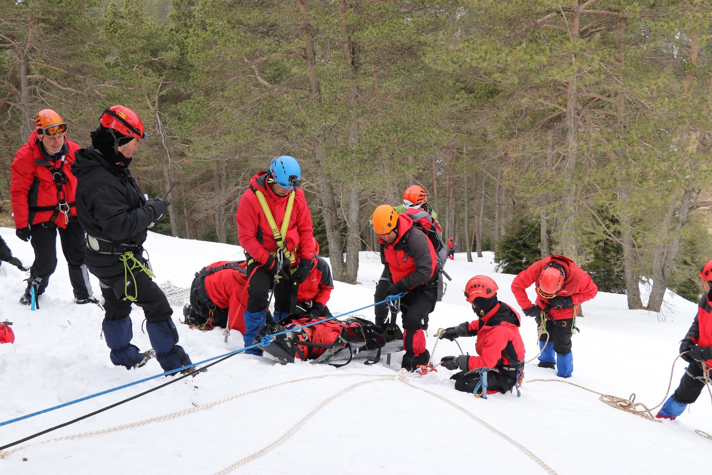 AFAD ekiplerinden Zigana'da nefes kesen tatbikat 9