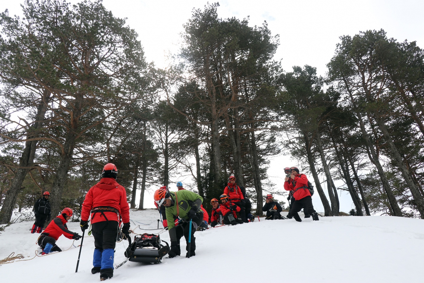 AFAD ekiplerinden Zigana'da nefes kesen tatbikat 50