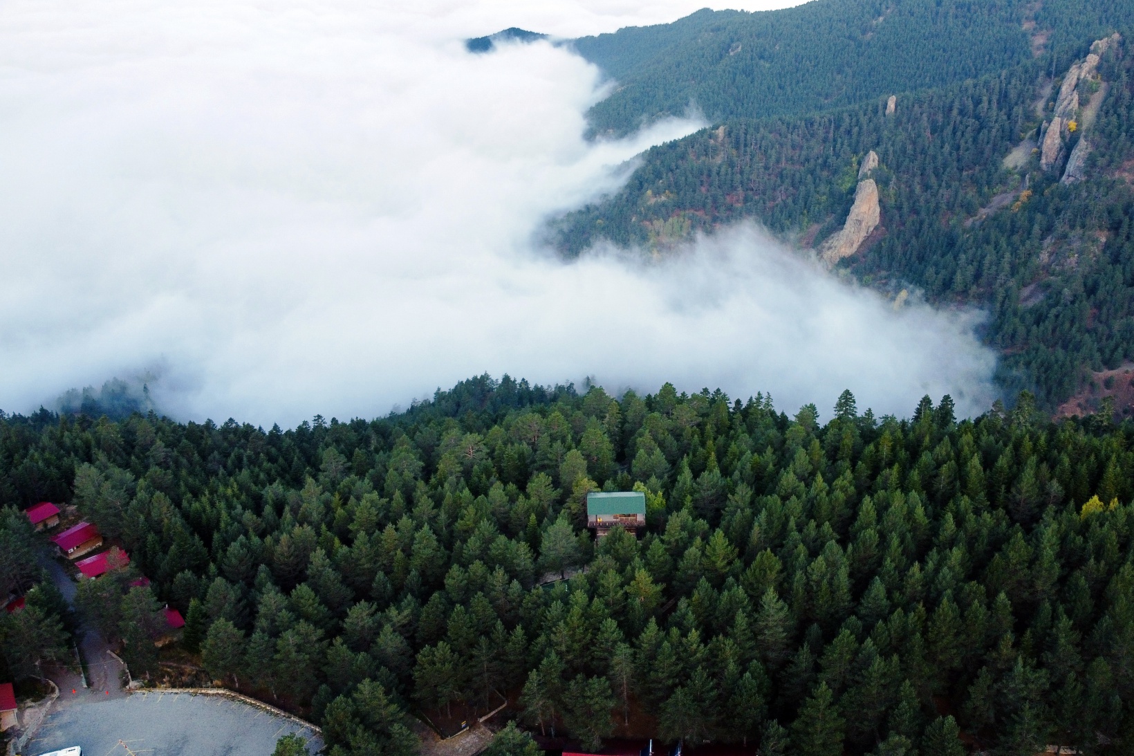 Sonbahar güzelliklerini havadan görüntülediler 7