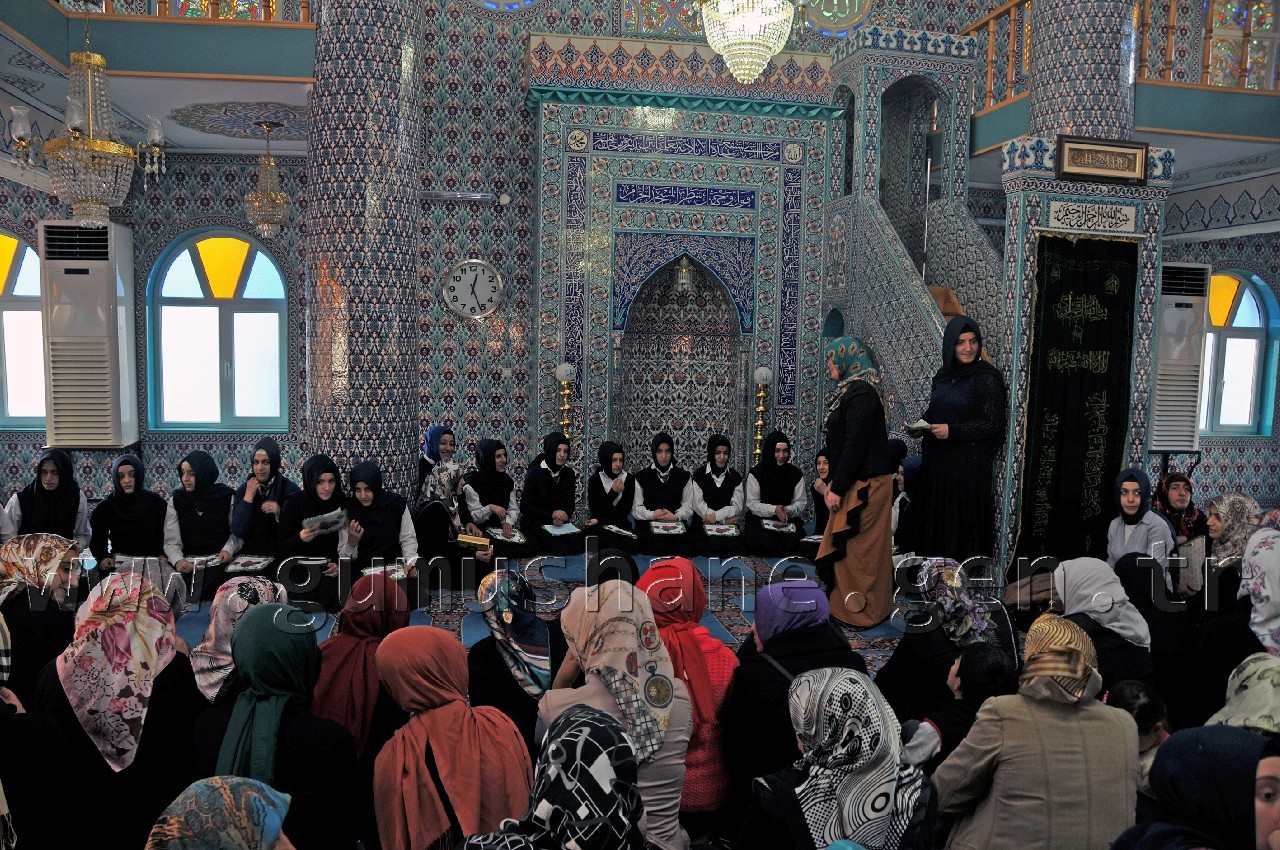 Gümüşhane'de Kadınlar Camide Mevlid Okudu 2