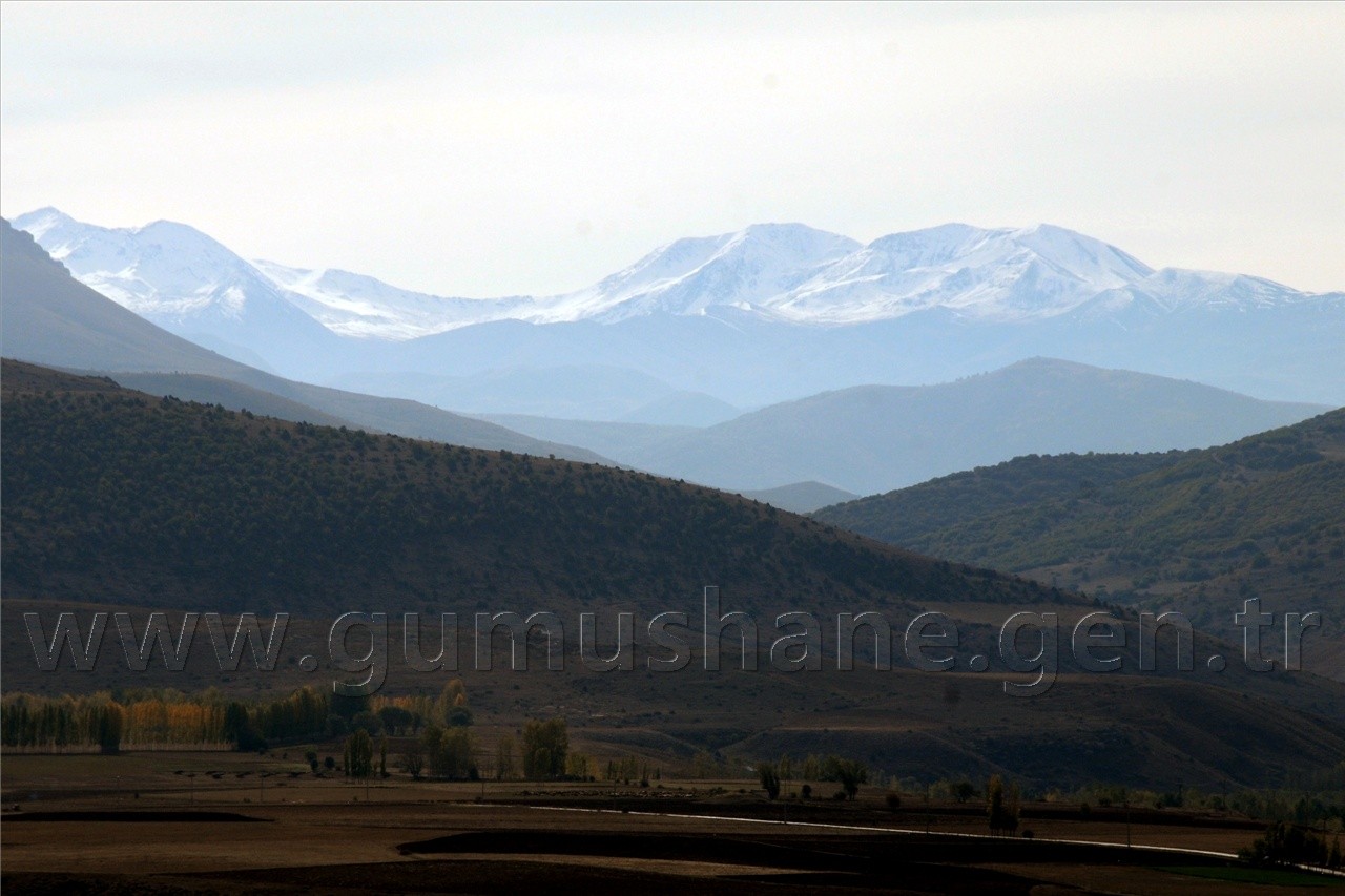 Gümüşhane'nin Yüksek Zirveleri Karla Tanıştı 1