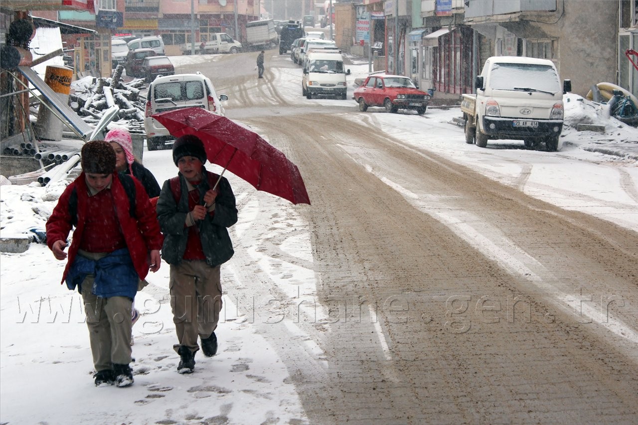 Şiran'da Kar Yağışı 2
