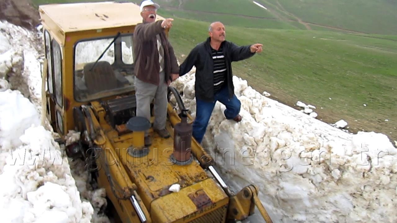 Gümüşhane'de Haziran Ayında Karla Mücadele 2