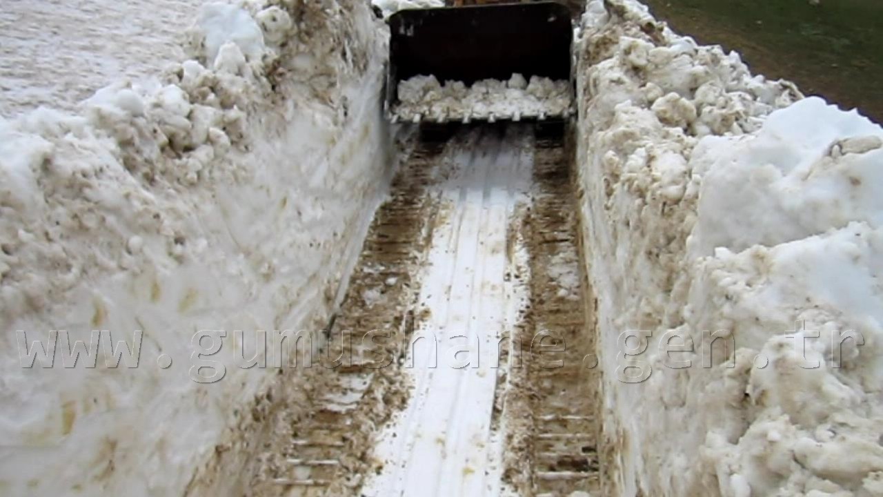 Gümüşhane'de Haziran Ayında Karla Mücadele 4