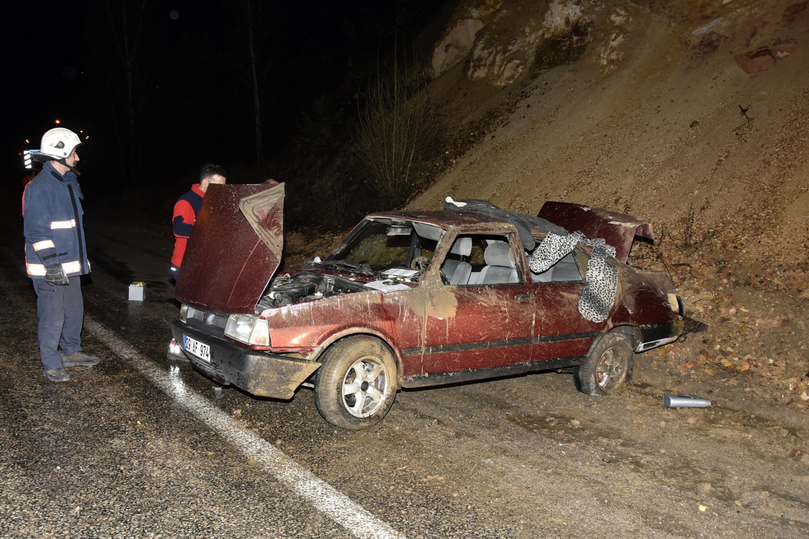 Gümüşhane’de bir garip kaza 7