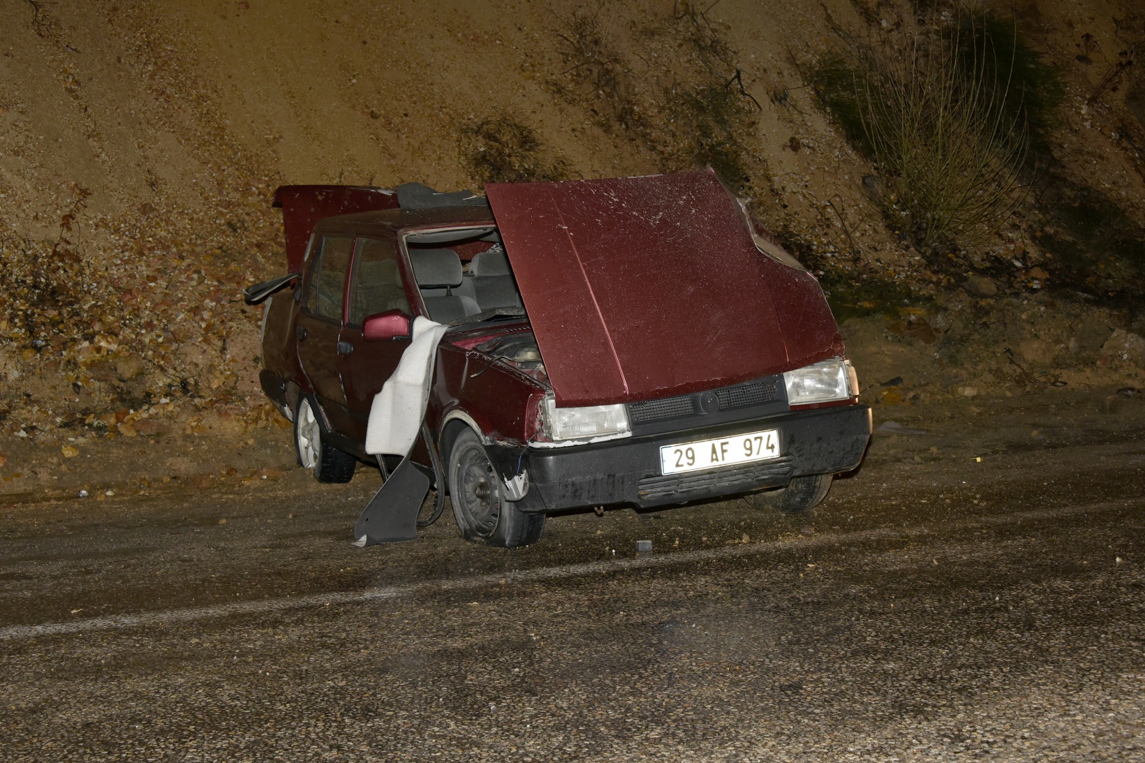 Gümüşhane’de bir garip kaza 1