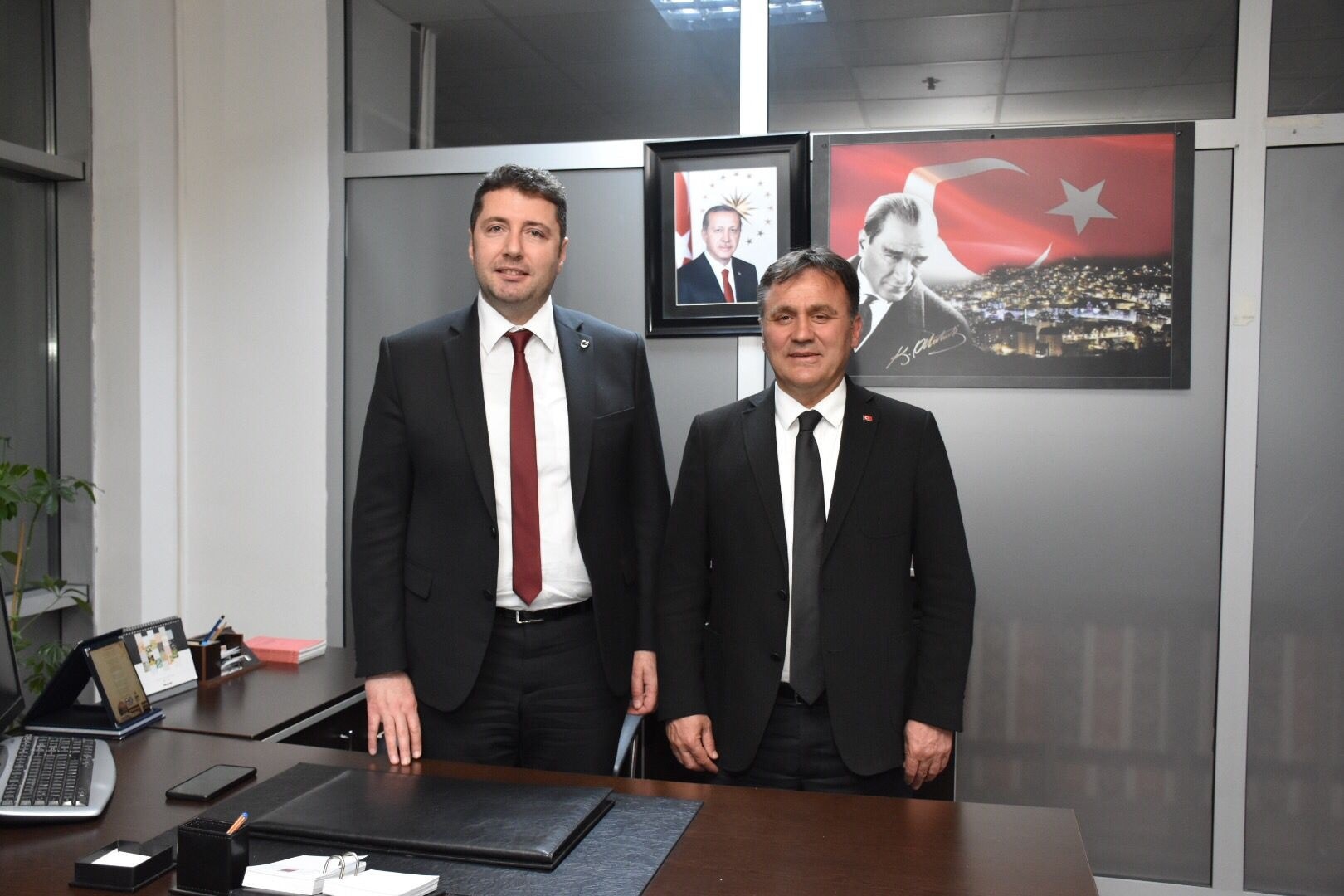 Başkan Çimen, Kent Konseyinin eski ve yeni yönetimini misafir etti 1