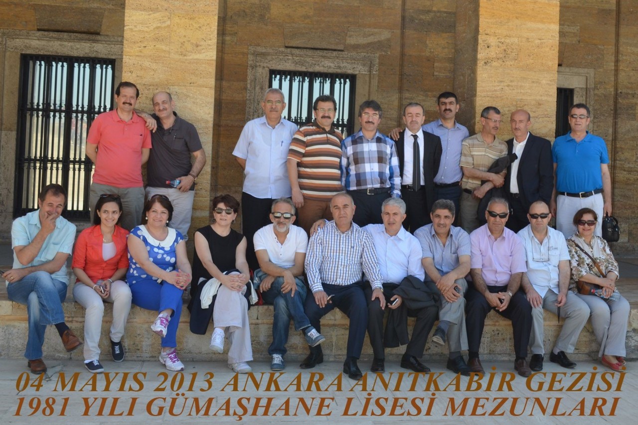 Gümüşhane Lisesi 1981 Mezunları Başkentte Buluştu 1